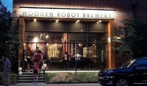 wooden robot